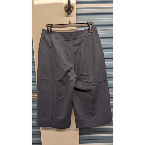 LAFAYETTE‎ 148 Wide Leg Gaucho Palazzo Front Back Seam Crop Pants Size 0 - Picture 4 of 9